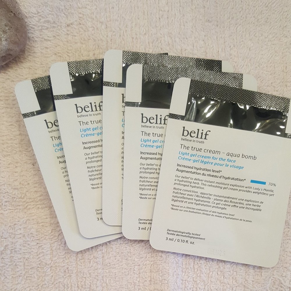 5/$20 Belif Aqua Bomb samples